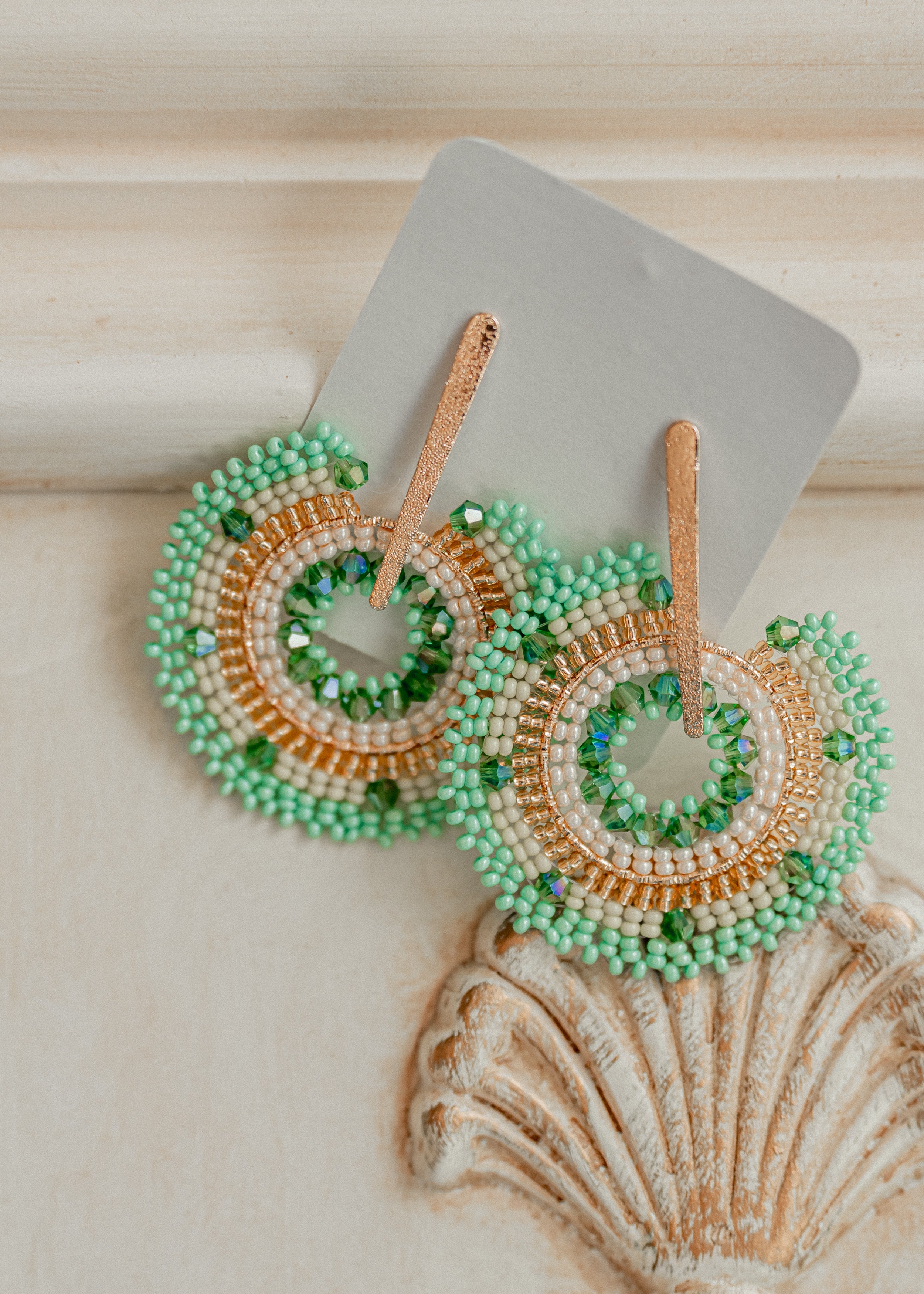 Green Earrings