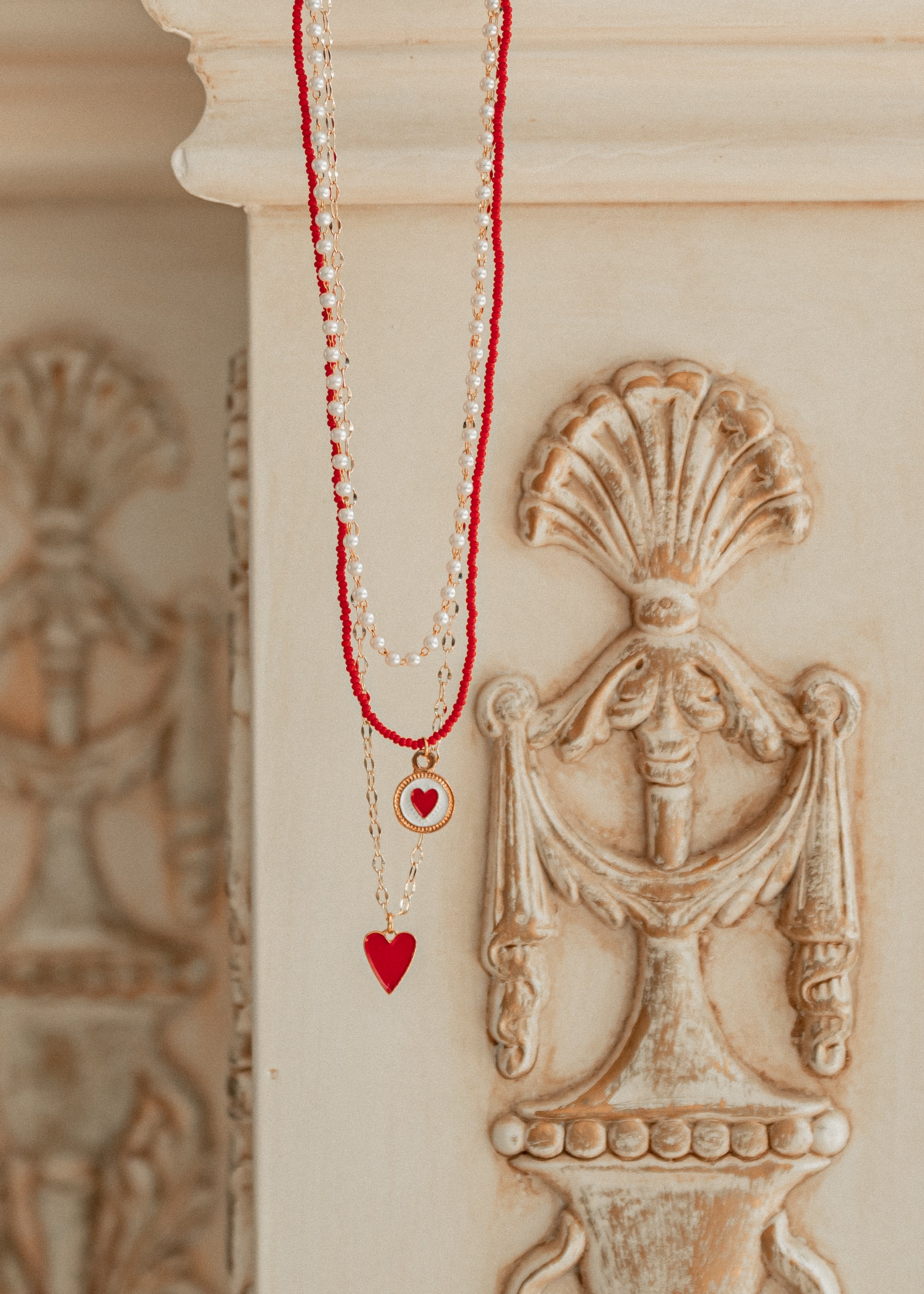 Red Heart Necklaces